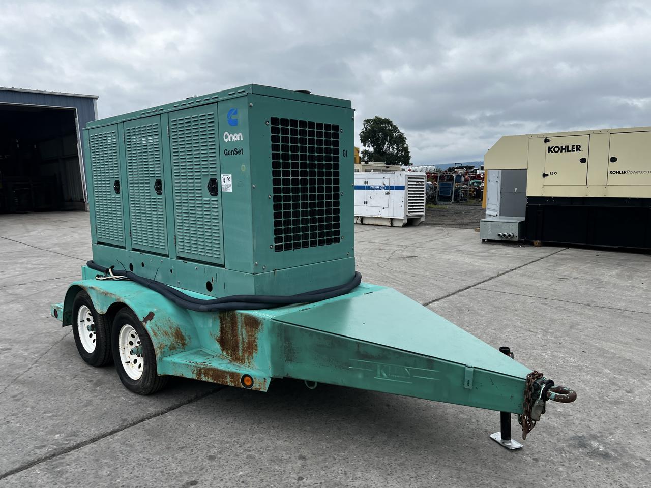 175 KW Cummins/Onan #DGFB-3369163, Portable Diesel Generator Set, 120-480 Volts, 1800 RPM, 8.3 liter engine