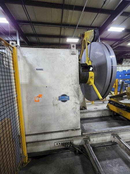 15000 lb. Coe Press Equipment #CPR-PO-15024, Coil Feed Line, 24" coil width, 0.125" coil thickness, 72" max.