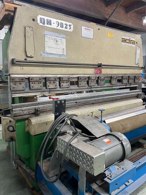 90 Ton, Adira #QH9030, Hydraulic Press Brake, 10' overall length, 5" stroke
