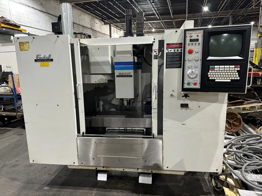 Fadal #VMC-15XT, CNC Vertical Machining Center, 30" X, 16" Y, 20" Z, 29.5" x 16" table, 10 HP, 7500 RPM, 21