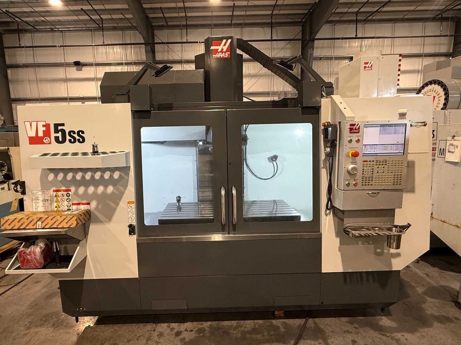 Haas #VF-5SS, CNC Vertical Machining Center, 50" X, 26" Y, 25" Z, 54" x 24" table, 12,000 RPM, CAT 40, 30