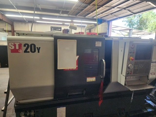 Haas #ST-20Y, CNC lathe, 21" swing, 12 tool, 2.5" bar, 8" chuck, 11.75" diameter, 22.5" length, 20 HP, 6000