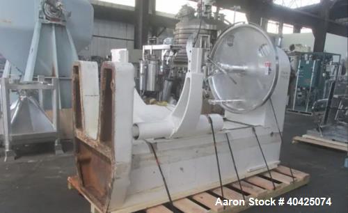 600 liter Collette #Gral-600, High Shear Mixer, Stainless Steel, non-jacketed bowl, pneumatic plug valve