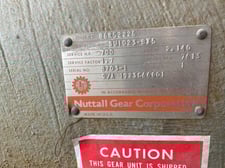 700 HP @ 3557 RPM, Nuttall Style #86R52226, 7613 RPM out, 2.14:1 ratio, 1.70 service factor