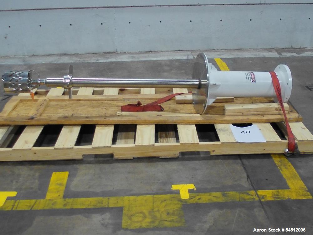 Admix Rotosolver #250RS175, High Shear Mixer, 316 Stainless Steel wetted parts, 40 HP, 1,750 RPM