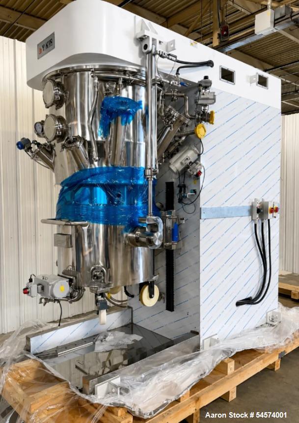 TSI #PD, Planetary Disperser Mixer, 250 liter, 175 liter working, 304 Stainless Steel, 101.5 psi jacket