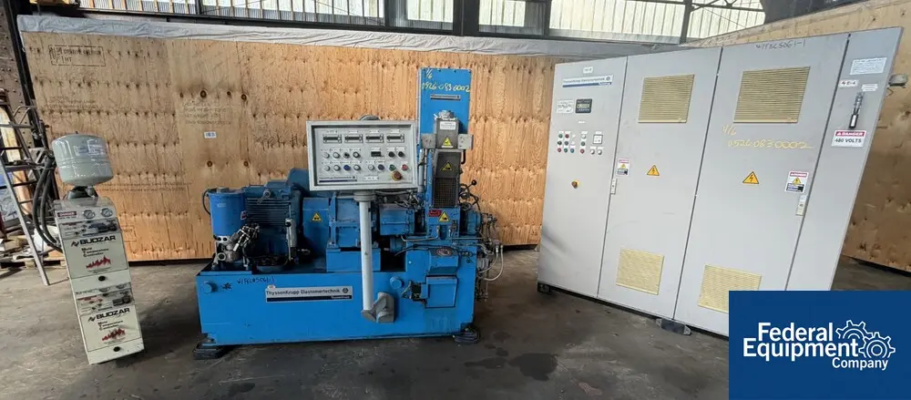 Krupp #GK-1.5E, internal rotor mixer, jacketed, 2003