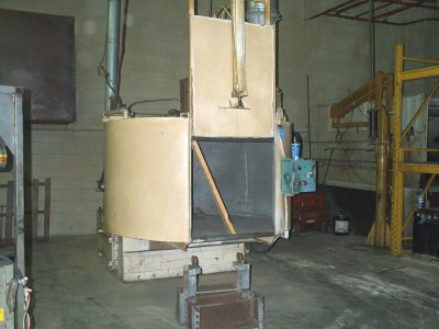 Schader, turntable parts washer, 78" diameter wash area, 2 stage, gas fired, automatic