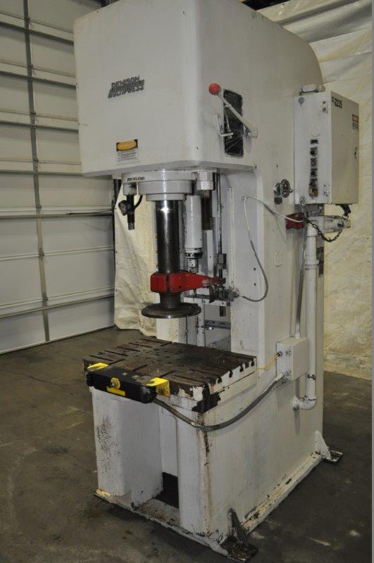 50 Ton, Denison #NA50C96D03, C-frame hydraulic press, 15" stroke, 32" daylight, 31" x 21" bed
