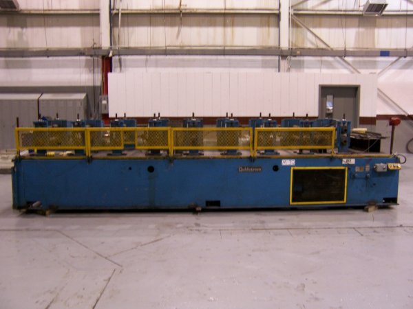 9 Stand, Dahlstrom, rollformer, 30" roll space, 24" horizontal centers, 2" spindle diameter, 5.5"-9" vertical