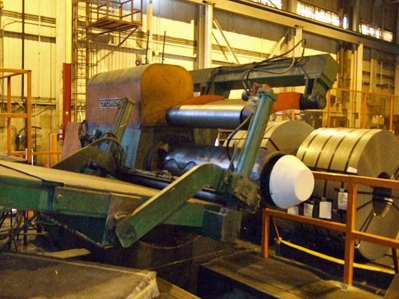 60" x 45000" lb. Pro-Eco, slitting line, 72" outside dimension, 24"-30" entry ID, 215 & 630 FPM, coil car
