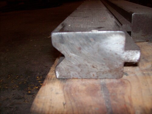 120-1/2" L, V-slot press brake die, upper & lower match set, 2" width, 3-1/2" height