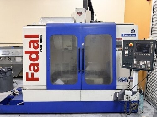 Fadal #VMC3020HT, CNC Vertical Machining Center, Siemens Sinumerik Control, 30" X, 20" Y, 20" Z, 15000 RPM