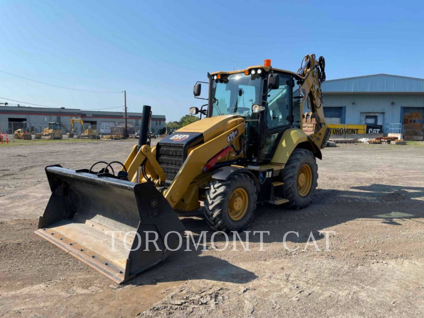Cat 420-07XE, Backhoe Loader, 447 hours, S/N: H9X00655, 2021