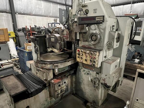 Okamoto #PRG-6, vertical rotary surface grinder, 24" chuck, 1984