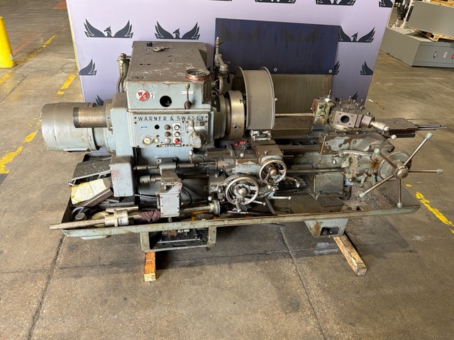 Warner & Swasey, M2770, manual turret lathe, 20" swing, single spindle, multi-station turret