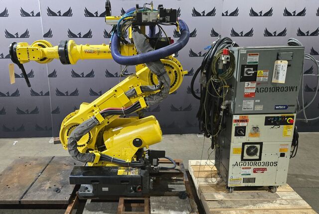 Fanuc, R-2000iB/210F, 6-Axis articulated robot complete with R-30iB controller & WTC weld controls, 2016