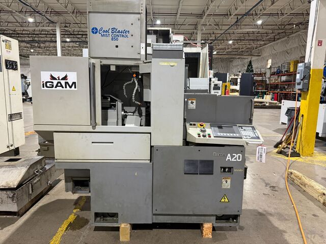 Citizen #Cincom-A20, Fanuc Control, 7-Axis, 0.787" bar, Edge C-320 bar feeder, coolant tank, 2007