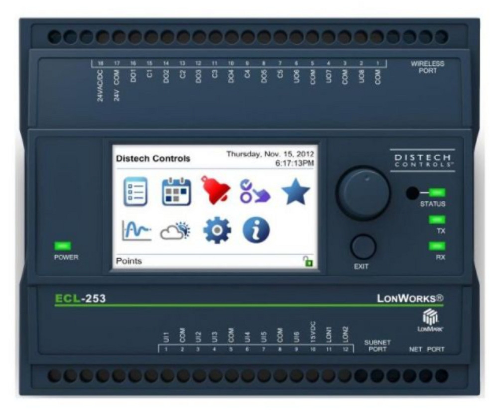 Distech CDIL-253X-00 ECL-253 LonWorks Programmable Controller 6UI 5DO Triac 3UO [New]