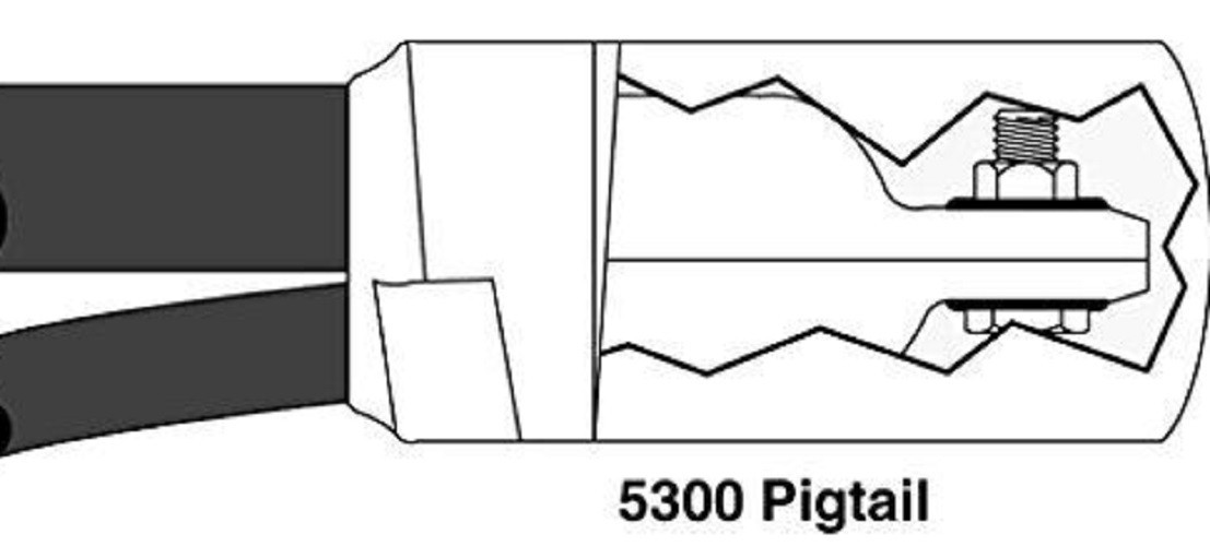 3M 5304 Motor Lead Pigtail Splice Kit, 4 AWG to 500 kcmil, 194F [New]