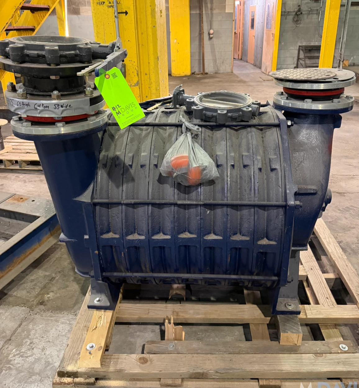 National Turbine #NT88208, multistage centrifugal blower, rebuilt
