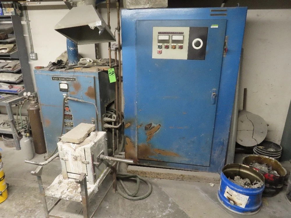 Ajax Magnethermic #23M4A-I, induction melting furnace