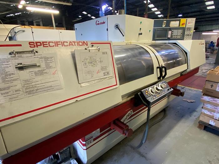 13.8" x 39.4" Studer #S30-Lean-Pro, CNC Cylindrical Grinder, 37.8" max. grinding length, 10 HP, Fanuc 16-T