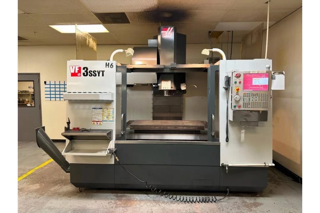 Haas #VF-3SSYT, CNC Vertical Machining Center, 40" X, 26" Y, 25" Z, 54" x 20" table, 40 HP, 12,000 RPM, CAT