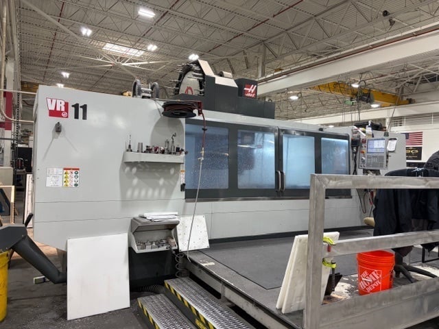 Haas #VR-11, 5-Axis CNC Vertical Machining Center, 120" X, 40" Y, 42" Z, 120" x 28" table, 29 HP, 20,000 RPM