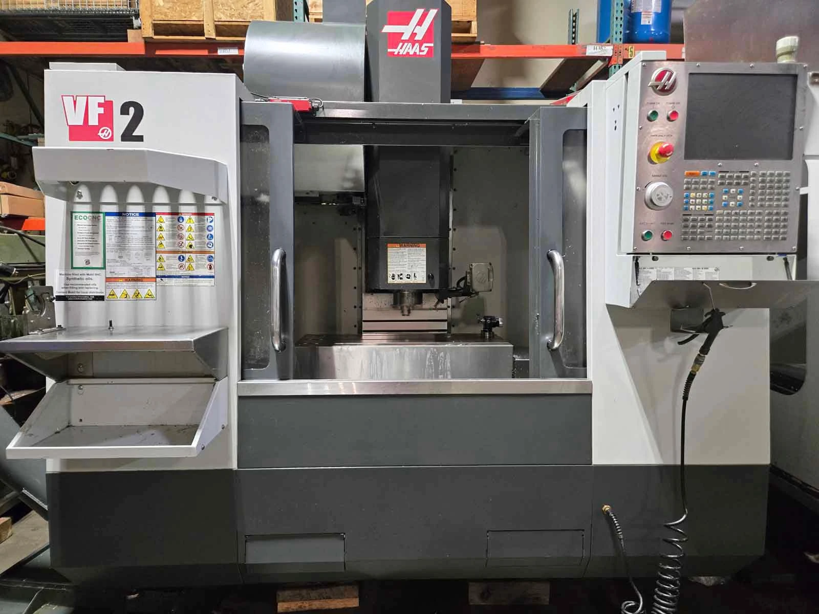 Haas #VF-2, CNC Vertical Machining Center, 30" X, 16" Y, 20" Z, 36" x 14" table, 30 HP, 7500 RPM, CAT 40, 20
