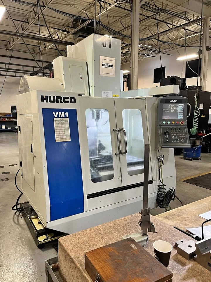 Hurco #VM1, CNC Vertical Machining Center, 26" X, 14" Y, 18" Z, 29" x 14" table, 10 HP, 8000 RPM, CAT 40, 16