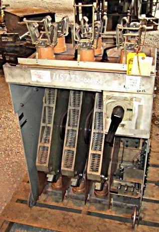 400 Amp. General Electric, E130AC2AA, AC Motor Contactor, 2400 Volts, 3PH
