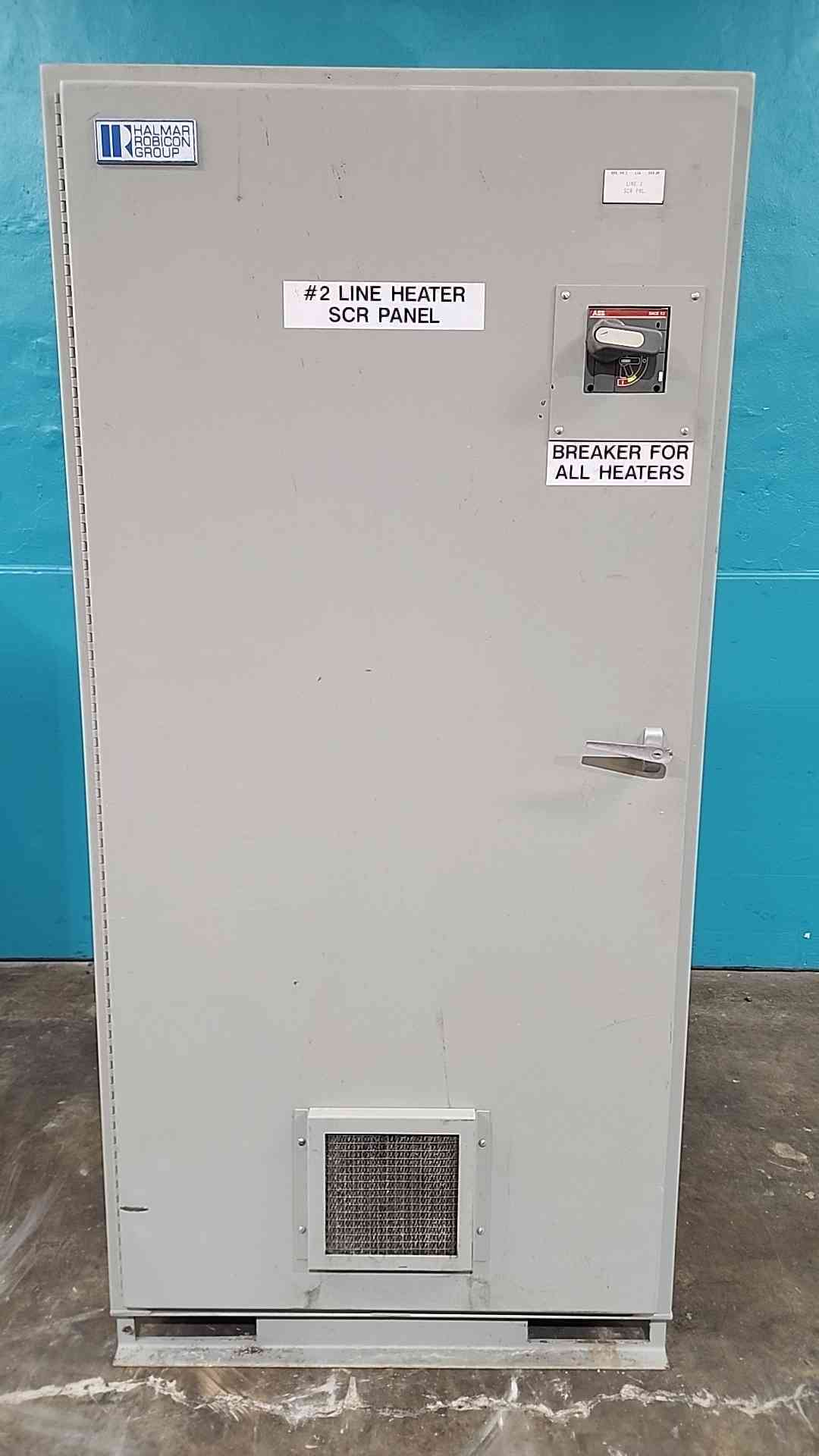 Halmar Robicon #406152.00, Multi-Zone SCR Power Control Panel, heater control