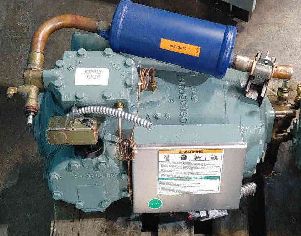 Carlyle #06DS3286BC3600, Semi-Hermetic Compressor, 6 cylinder, 460 V., 3 Ph. (4 available)