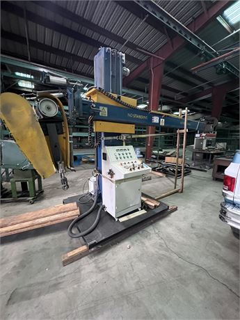 Jotun #JT-Series, column polisher, 12.1' max tank diameter, 16.4' max workpiece length, 2200 lb., 5.4 HP, 380