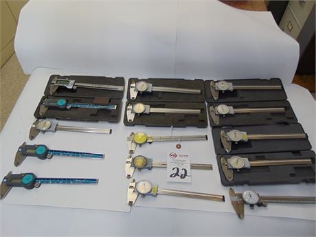 Brown & Sharpe and Dura Cal, calipers, mixed lot