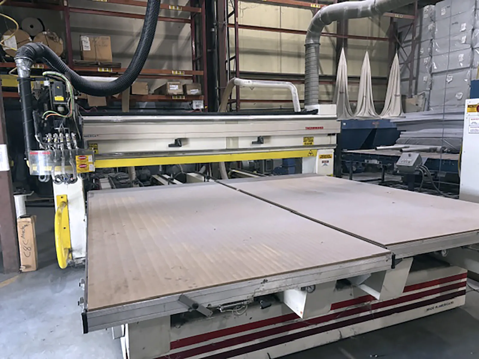 Thermwood #C42-510-DT, CNC router, dual table, (2) 5' x 10' tables, 10 HP spindle, ISO30 taper