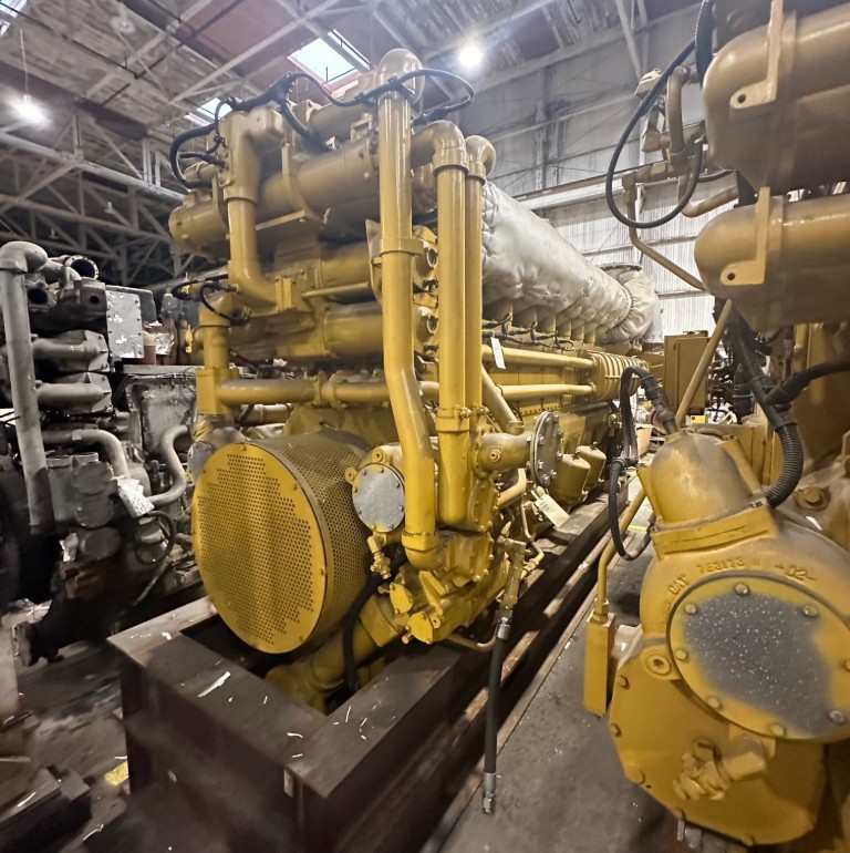 2420 KW Caterpillar #3608, Diesel Generator Factory, 346/600 Volt, 2911 amps, open enclosure, 3PH