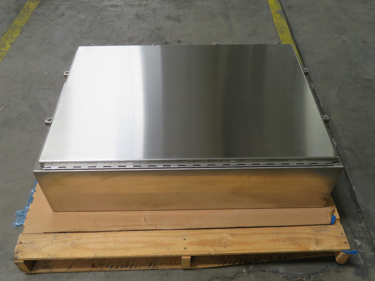Hoffman #A42H3010SS6LP, Stainless Steel Enclosure, 48" H x 36" W x 16" D, NEMA 4X/12/13