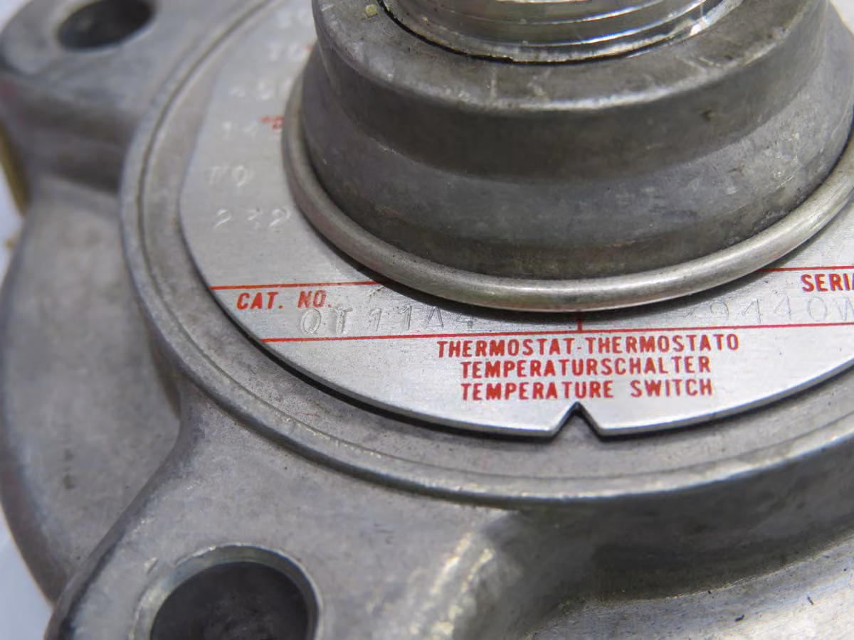 Asco #QT11A4, Temperature Switch