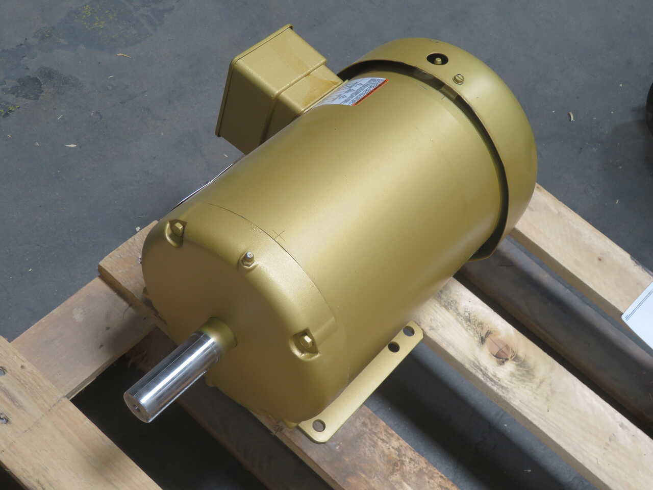 5 HP 3450 RPM Baldor #EM3613T, Frame 184T, 230/460 Volts, 3 phase, TEFC, General Purpose AC Motor