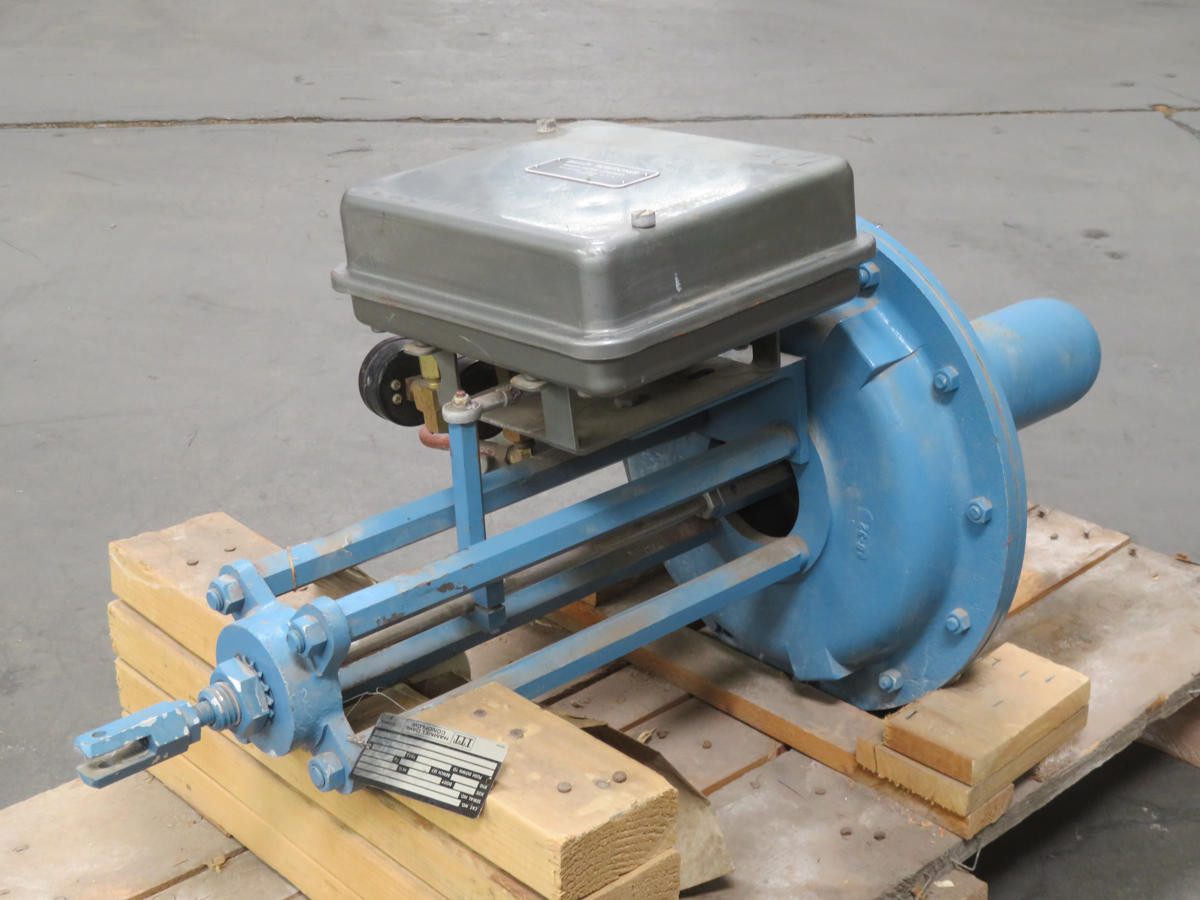 Conoflow #FH-60XT, Linear Pneumatic Spring-Diaphragm Valve Actuator w/ Bailey Positioner (2 available)