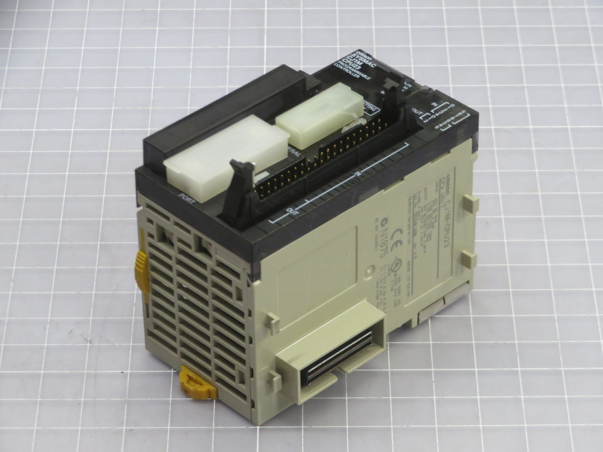 Omron #CJ1M-CPU23, CJ1M CPU Module, 20K Program, 640 Points
