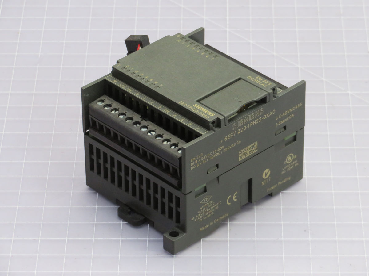 Siemens #6ES7-223-1PH22-0XA0, I/O Module