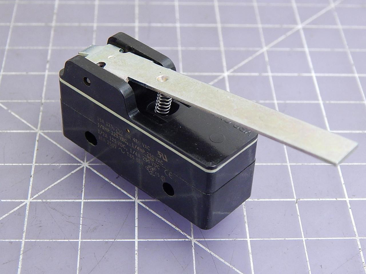 Micro Switch #BZ-2RW85564T-S, Basic Snap Action Switches, 15 Amp, 125/250/480 Volts AC, LOT of 100
