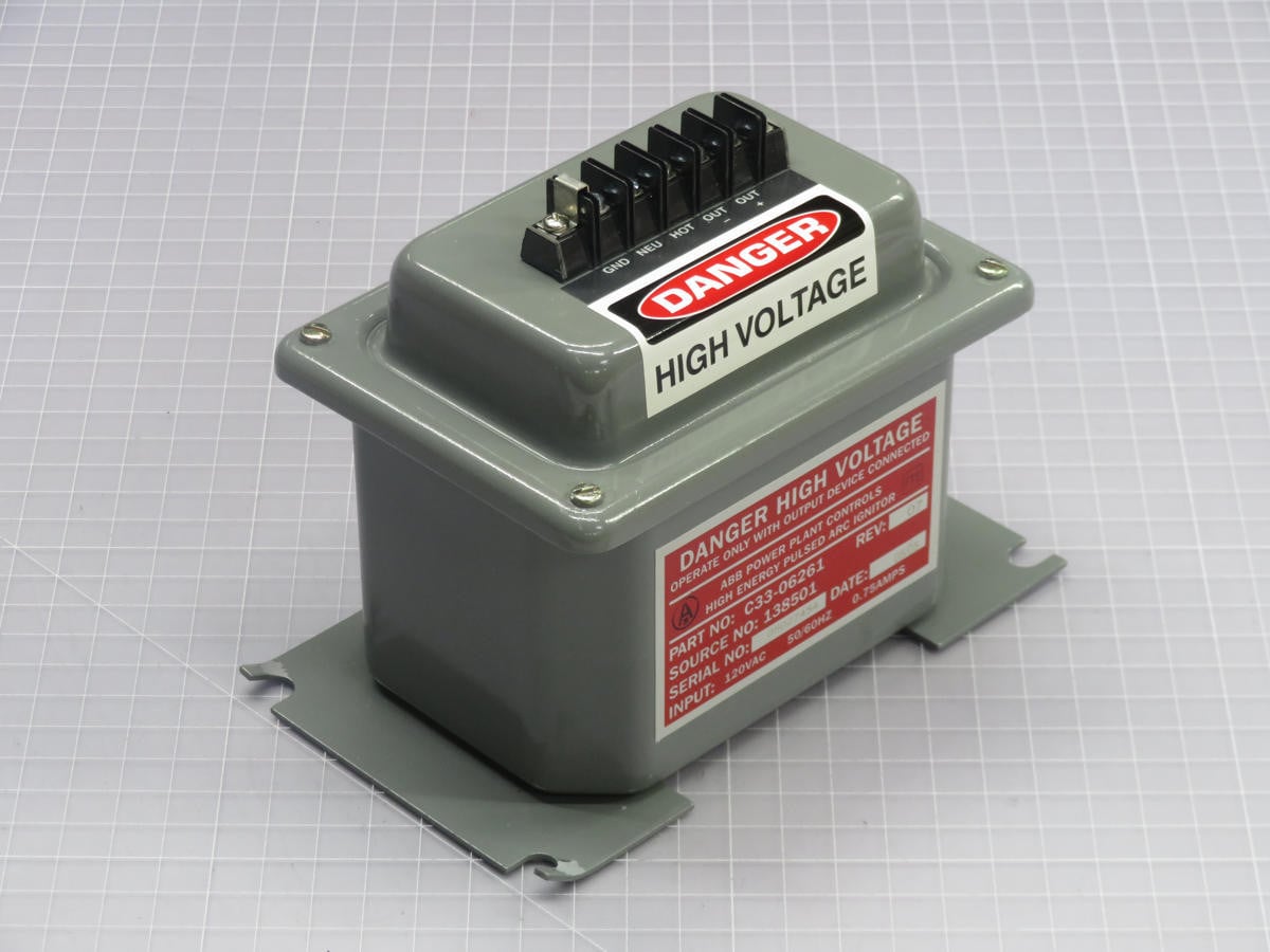 ABB #C33-06261, High Energy Pulsed Arc Ignitor