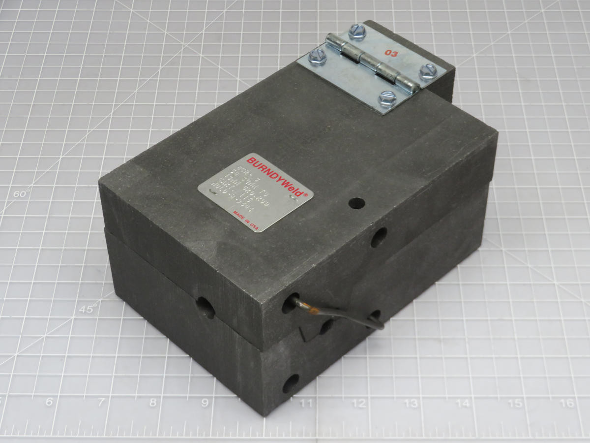 Burndyweld #B-9404, Ground Rod, 50 sq. mm to 1/2"