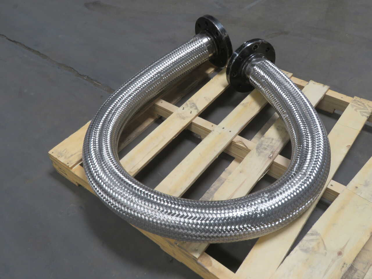 Boltex, Stainless Steel Hose, 94" x 4", Class 300 Carbon Steel Flanges, NEW