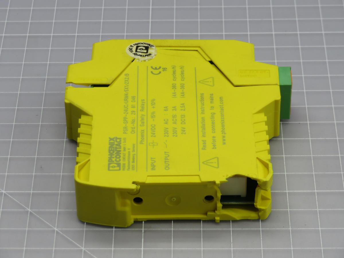 Phoenix Contact #PSR-SPP-24UC/URM4/5X1/2X2/B, Safety Relay