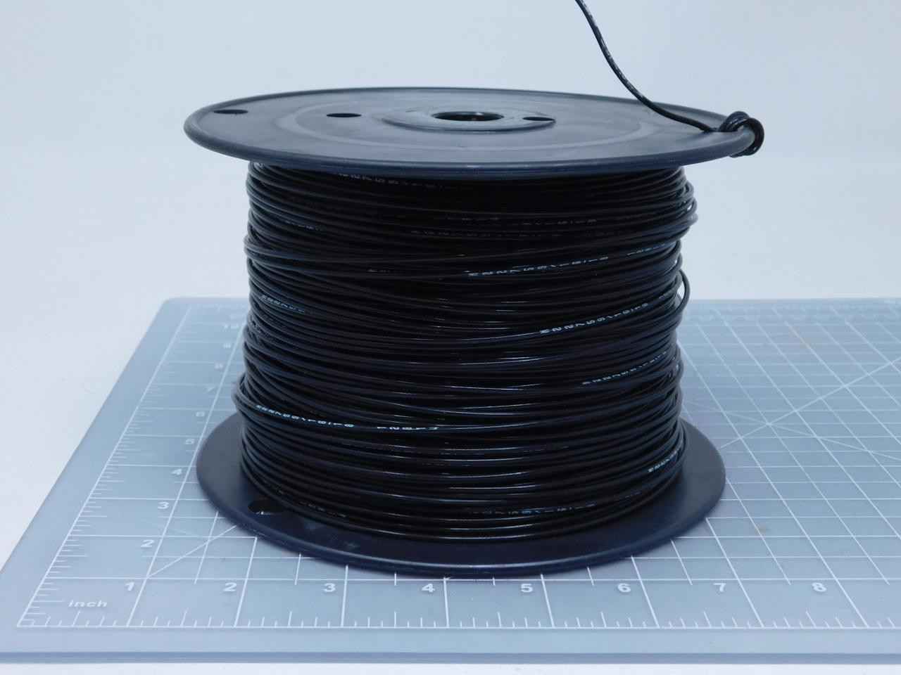 18 AWG Hook-Up Wire #AZ181930, 19/30 Black, 600 Volts, 900'